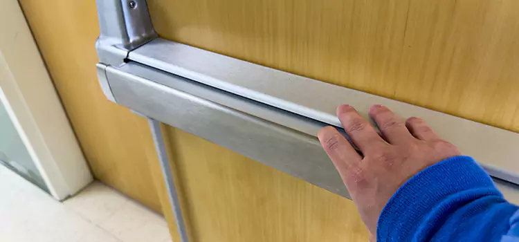 Installing a Push Bar on a Door Montmagny